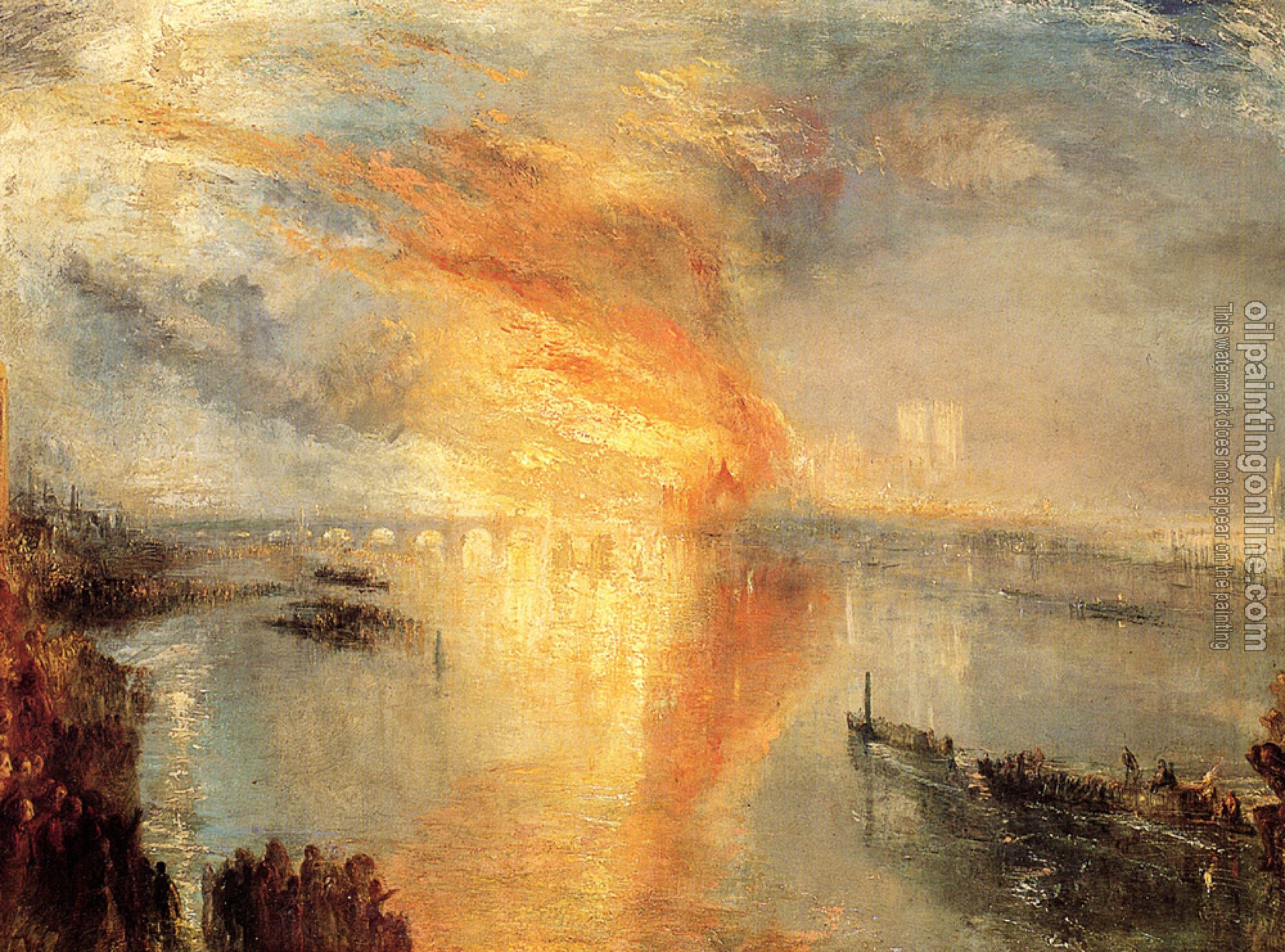 Turner, Joseph Mallord William - The Burning of the Houses of Parliament